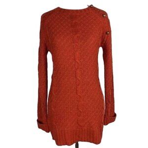 Red tag sweater size UK 10 burnt orange wool blend